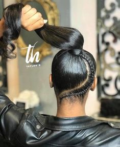 Goddess Braid Ponytail, Goddess Braid, High Ponytail Hairstyles, Weave Ponytail Hairstyles, Sleek Ponytail Hairstyles, Black Ponytail Hairstyles, Goddess Braids Hairstyles, Braided Ponytail Hairstyles, Hair Ponytail Styles