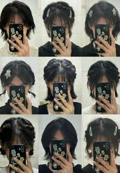 - https://howcandothis.com/hairstyleideas/208870/ Shoulder Length Undercut Hairstyles, Short Concert Hairstyles, Short Hair Concert Hairstyles, Hair Clip Hairstyles Short, Tomboyish Sidetails Haircut, Concert Hairstyles For Short Hair, 360 Haircut, Wolfcut Hairstyles, Cute Japanese Hairstyles