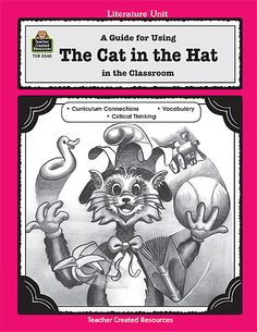 the cat in the hat book with an image of a cartoon character holding a ball