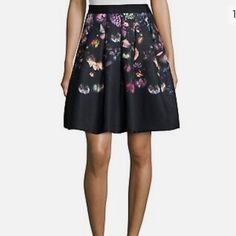 Brand New Not Tags Beautiful Ted Baker London Skirts Ted Baker Shadow Full Skirt Size 2. Our Fit Experts Recommend Conversions Listed Below 2=4-6 Us, Long 22”Shadowy Blooms Burst Into View Over A Textured Skirt Tailored With A Full A-Line Silhouette. Back Zip Closure. 100% Polyester. Dry Clean. By Ted Baker London; Imported. Textured Skirt, Ted Baker London, London Blue, Full Skirt, Blue Purple, Ted Baker, Blue And Purple, Womens Skirt, A Line