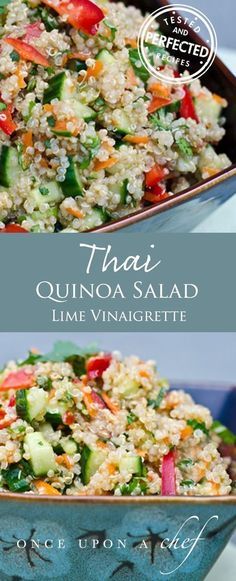 this quinoa salad is the perfect side dish for any meal it's loaded with fresh vegetables