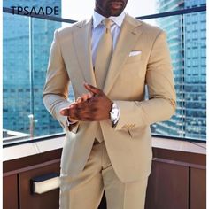 Suits Groomsmen, Groom Tuxedo Wedding, Wedding Dress Suit, Groom Wedding Dress, Beige Wedding, Beige Suits, Slim Fit Jackets