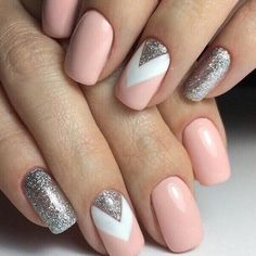 Nails Pics, Bunny Nails, Pink Manicure, Elegant Nail Designs, Stylish Nails Designs, Geometric Nail, Best Nail Art Designs, Super Nails