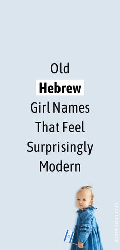 old hebrew girl names that feel surprisingly modern Hebrew Girl Names, Hebrew Baby Names, Biblical Names, Biblical Hebrew, Hebrew Names, Ancient Hebrew