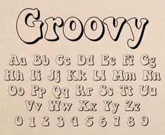 the upper and lower case of a handwritten font with black ink on a beige background