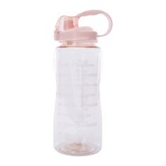 a baby bottle with a straw in it on a white background