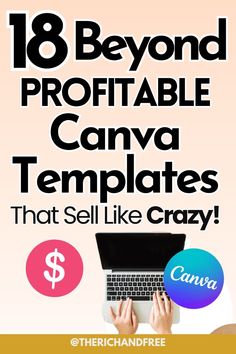 Discover 18 Beyond Profitable Canva Template Ideas to Sell! My guide showcases the best things to make and sell with Canva, perfect for anyone looking to turn their design skills into a profitable business. From social media templates and business card designs to digital planners and eBook layouts, these easy-to-create products are in high demand online. Learn how to create stunning, customizable templates that stand out in the marketplace, and get tips on pricing, marketing, and maximizing your sales on platforms like Etsy or your own website. Turn your Canva creations into a thriving online small business! Academic Coaching, Things To Make And Sell, Canva Creations, Canva Basics, Canva Creator, Ebook Layout, Profitable Small Business Ideas, Free Canva Templates, Canva Planner