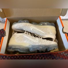 Nike Air Vapormax 2021 Flyknit Women's Shoes Color: Phantom/Summit White/Metallic Silver/Phantom Size 11 Worn Less Than 5 Times Nike Air Vapormax Flyknit 3, Nike Air Vapormax Flyknit, Vapormax Flyknit, Nike Vapormax, Air Vapormax, Nike Air Vapormax, Shoes Color, Sneaker Brands, Wedding Sneaker