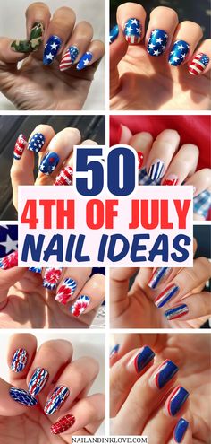 the fourth of july nail designs are easy and fun to do with your nails, too