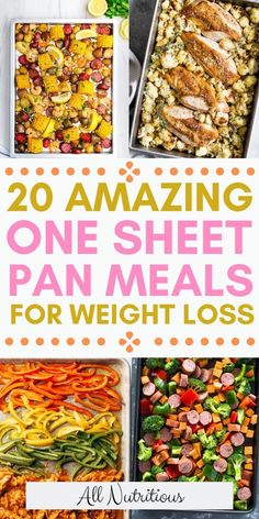 Healthy Sheet Pan Recipes, One Sheet Pan Meals, Sheet Pan Meals Healthy, Healthy Sheet Pan, Sheet Pan Meals, Sheet Pan Dinners Recipes, Quick Healthy Dinner, Easy Healthy Meal Prep, Health Dinner