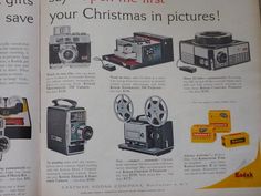 an advertisement for kodak's christmas in pictures