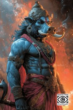 Immerse yourself in the beauty of Indian Mythology and History through my unique artwork. Each piece is crafted with passion and precision, bringing legendary tales to life.  🖼️ Available for Purchase:  Single Use: INR 500 Mass Sale: INR 500 upfront + royalty per sale Bring home a piece of the divine today!    Varaha Avatar, Lord Vishnu, Boar incarnation, Earth rescue, Demon Hiranyaksha, Cosmic battle, Bhudevi, Hindu mythology, Vedic tales, Puranic legends, Dashavatara, Divine protector, Vishnu's incarnations, Earth restoration, Dharma वराह अवतार, Hindu Mythology Art, Vishnu Incarnation, Mata Laxmi, Baby Neck Float, Lord Shiva Mantra