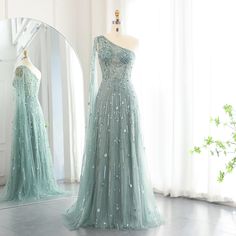 Yellow Quinceanera Dress, Grey Evening Dresses, Quinceanera Dresses Gold, Black One Shoulder Dress, Quinceanera Dresses Blue, Prom Dresses For Sale, Ball Gowns Evening, Evening Dresses For Weddings, Cape Sleeves