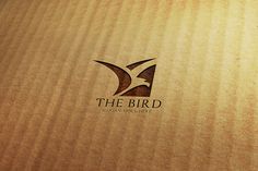 the bird logo is on top of a cardboard box