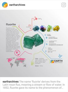 an info sheet with different types of rocks