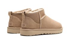 Classic Ultra Mini Women 1116109 SAN Ultra Mini Uggs Slippers, Sand Ultra Mini Uggs, Ugg Ultra Mini Sand, Sand Uggs, Uggs Christmas, Uggs Mini Boots, White Uggs, Ultra Mini Uggs, Mini Uggs