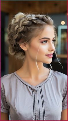 Discover the regal elegance of Crown Braids in our latest collection of 25 Dutch Braid Hairstyles for Black Hair! Elevate your look with these stunning braided styles that exude sophistication and charm. Click the pin and follow us for more hair inspiration. #CrownBraids #BlackHair #DutchBraids #HairstyleInspiration #BraidStyles Braided Hairstyles For Women, Braiding Hairstyle, Crown Braids, Double Buns, Dutch Braid Hairstyles, Hairstyles For Black Hair, Medium Hair Styles For Women, New Hairstyles, Braided Styles