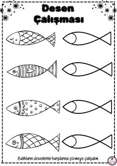 an ocean themed coloring page with different types of fish and the words desen calymas