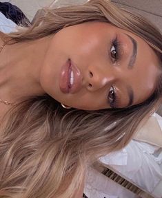 Brown To Copper Hair Before And After, Sky Bri Insta, Popular Makeup Looks, Makeup Hacks, Brown Blonde Hair, Long Blonde, Fall Makeup