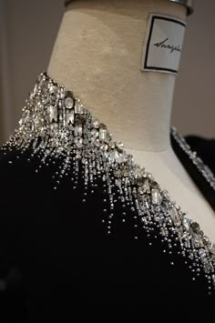 Bead Embroidery Clothing, Dress Payet, Meeting Celebrities, Embroidery Fashion Detail