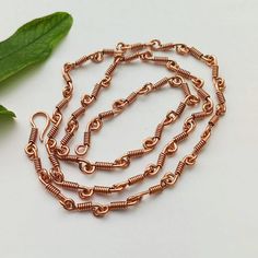 --Copper Wire Chain--- Metal Type : Brass, Copper Weight : 5-10 Gram (Approx) Made In: Jaipur, India _._._._._._._._._._._._._._._._._._ DELIVERY TIME:-) Item usually gets delivered within 7 to 12 days, depending on the country and location. _._._._._._._._._._._._._._._._._._ FEEDBACK:-) If you like the item and satisfied with our service, once you purchased it, please give us a five stars review. Others should also know that we are giving are best. A positive feedback represents our service, p Copper Necklace, Handmade Copper, Necklace Handmade, Copper Wire, Handmade Necklaces, Jaipur, Types Of Metal, Jewelry Necklace Pendant, Gift For Her