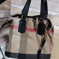 Used But Still In Great Condition. Burberry Bag, Limited Time, Burberry, Bag Lady, Cream, Color