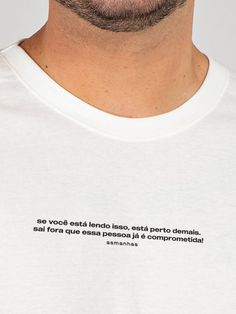 White Novelty T-shirt With Text Print