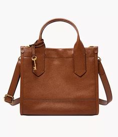 Kyler Satchel - SHB3135210 Fossil Handbags, Satchel Bag, Old English, Personal Shopping, Satchel Bags, Interior Details, Smooth Leather, Leather Purses, Fossil