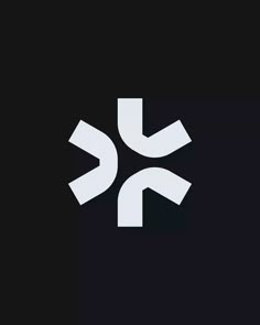 the letter k is made up of white arrows on a black background, and it appears to be an arrow