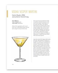 What’s been a signature drink that you’ve enjoyed over the years? While upping your barware collection get inspired by the films while preparing your next cocktail! Take a trip through Hollywood's lengthy love of cocktails, celebrating the most iconic personalities and their classic drinks with distinctive illustrations and simple recipes. Everyone can find something to like, from Marilyn's Manhattan in Some Like It Hot to The Dude's White Russian in The Big Lebowski. Each cocktail includes... South Side Cocktail, Eastside Cocktail, Southside Cocktail, Cocktail Sugar Rim, It’s Beginning To Look A Lot Like Cocktails, Mr Consistent Cocktails, Vesper Martini, Classic Drinks, Dry Martini