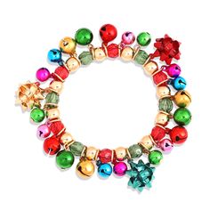 PRICES MAY VARY. ❤CHRISTMAS DESIGN❤—X-Mas bracelets consist of gold-tone beads and assorted jingle bells,gift bow, elegantly charming .the appearance design of these holiday Bracelets totally echo the Christmas theme. ❤SIZE & MATERIAL❤—Christmas bangle bracelets diameter: 2.5inch, stretch adjustable size make it suitable for different wrists. Weight: 0.7oz, easy and comfortable for children and adults ,Made of Eco-friend Alloy,100% Handmade,Lead Free,Nickel Free,It will never fade and is not all Christmas Gift Bow, Christmas Jewelry Diy, Christmas Palette, Holiday Bracelets, Bow Charm, Gift Bow, Christmas Jingles, Bow Bracelet, Christmas Bead