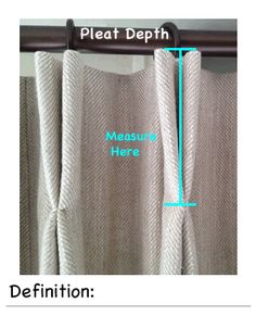 the height of a shower curtain is shown with measurements for each section and how to measure it