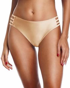 This Low Waist High Cut Strappy Bikini Bottom features strappy cutout details on both sides to give you a flattering silhouette you’ll love. Toss them in your beach bag, grab your favorite sun hat, and you'll be ready to hit the beach in no... High Cut Swimsuit Bottoms, Full Coverage Bathing Suits, High Cut Swimsuit, Bathing Suit Bottoms, Swim Suit Bottoms, Style Chic, Low Waist, High Cut