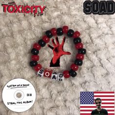 Spider Man Kandi Bracelet, Korn Bracelets, Korn Kandi, Female Business Suit, Kandi Accessories, Slipknot Bracelet, Scene Bracelets, Steal This Album, Pulseras Kandi