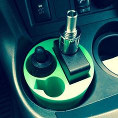 Mod holder for the car… - General / The Pub - E-Liquid Recipes Forum Unicorn Bottle, Exacto Knife, Pool Noodle, Spray Adhesive, A Car, Cup Holder, Spray, Heat, Pool