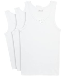 PRICES MAY VARY. OFFICIALLY LICENSED RENE ROFE: Toddler and Girls' Tank Top Undershirt; Synonymous with style and comfort 100% COTTON: These tank tops are the ideal layering piece; wear these tank tops as undershirts or wear them on their own for a cute, sporty look; solid white tank tops can be dressed up with a skirt and light sweater or dressed down with shorts, sandals, or sneakers; A tank top for all occasions, Long enough to wear tucked in or out TAG FREE: Girls' undershirt is tag free and White Tank Tops, Basic Wardrobe Essentials, Undershirt Tank Top, Scoop Neck Tank Top, Tanktop Girl, Cute Tank Tops, Sleeveless Tee, Tank Girl, Under Dress