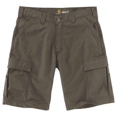 These men's lightweight Carhartt shorts give you easy movement on the job with durable stretch ripstop. They also wick sweat and fight odor as you work. The relaxed cut has a comfortable fit through the seat and thigh, and multiple cargo and utility pockets let you stash your tools. 7 oz., 92% nylon/8% spandex stretch ripstop. Built to move with Rugged Flex stretch technology. Built with force technology to wick sweat, dry fast, and fight odors. FastDry technology keeps you cool for all day comf Angel T Shirt, Great Wave Off Kanagawa, Cargo Short, Work Shorts, Carhartt Workwear, Uncle Sam, Cargo Shorts Men, Shorts Cargo, Dark Khaki