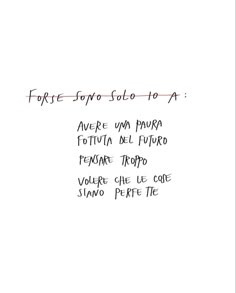 a handwritten poem in spanish on a white background with the words frise sono - sotto - 10a