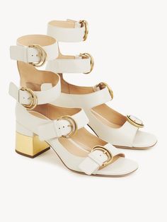 Chloé Alizè Heeled Sandal | Chloé US Sandals Collection, Basket Tote, Belt Jewelry, Slides Sandals, Heeled Sandal, Boot Pumps, Basket Bag, See By Chloe, Small Leather Goods