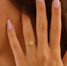 Product Details  Oval cut Peridot ring , Diamond&Zircon stones with 8K,14K,Silver and Bronze options 💎 Materials: 14K Gold, 8K Gold , Silver , Bronze  💎 Metal Color: Gold , Rose  Gold , White Gold  💎 Gemstone Color:   Green 💎 Style: Minimalist Made with 100% Pure Love! ❤️  Product Description This  "Oval cut Peridot  Ring"  is more than just a piece of jewelry. It concretizes elegance and timeless beauty..We produce our jewelry in the most perfect way for you.This exquisite ring serves as an Peridot Ring Gold, Senior Rings, Peridot Engagement Rings, Gold Ring Diamond, Wedding Ring Vintage, Ring Stacks, Green Style, Bronze Metal, Peridot Ring