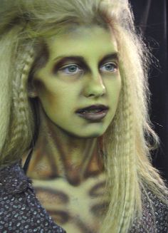 Zombie Fashion, Makeup Witch, Green Zombie, Make Up Diy, Witch Makeup