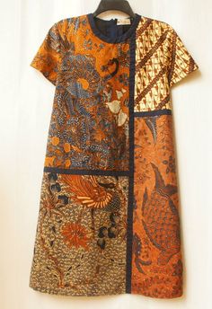 Mode Batik, Batik Ideas, Batik Clothing, Batik Dress, Diy Sewing Clothes