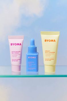 BYOMA So Hydrating Set | Urban Outfitters Easy Skincare, Skincare For Combination Skin, Hydrating Skincare, Jelly Cleanser, Sephora Skin Care, Safe Skincare, Skin Care Order, Best Skincare Products, Dry Skin Care