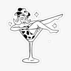 Get my art printed on awesome products. Support me at Redbubble #RBandME: https://www.redbubble.com/i/sticker/Cowgirl-Cocktail-Martini-Glass-by-mallbarr/164841776.JCQM3?asc=u Cowgirl Cocktail, Cocktail Martini, Glass Sticker, Martini Cocktail, Tattoo Flash, Martini Glass, Flash Tattoo, Martini, Cowboy Boots