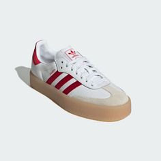 adidas Sambae Shoes - White | Unisex Lifestyle | adidas US Osiris Shoes, Adidas Samba Outfit, Indoor Football, Shoe Inspo, Football Shoes, Red Adidas, Cloud White, Shoe Closet, Adidas Samba