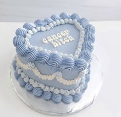 Blue Theme Birthday Cake, Blue Theme Cake, Zodiac Birthday Cake, Zodiac Cakes, Zodiac Cake, Couples Cake, Heart Shaped Birthday Cake, 19th Birthday Cakes, Heart Birthday Cake