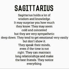 the poem sagittarius is written in black and white