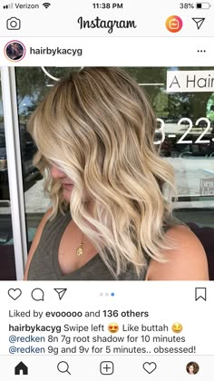 Honey Blonde Hair Shades Eq, Aveda Blonde Hair Color, Honey Blonde Redken Shades Eq Formula, Honey Blonde Formula, Blonde Hair Color Formulas, Blonde Shades Eq, Blonde Color Formulas, Short Women's Haircuts, Hair Toner Formulas