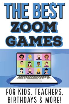 Fun Games to Play on Zoom (for Students, Teachers, Birthday Parties Online Games To Play On Zoom, Zoom Games For Work, Virtual Games To Play On Zoom, Zoom Games For Kids, Virtual Games For Kids, Games For Teachers, Zoom Activities