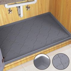 an image of a kitchen floor mat that is under the sink